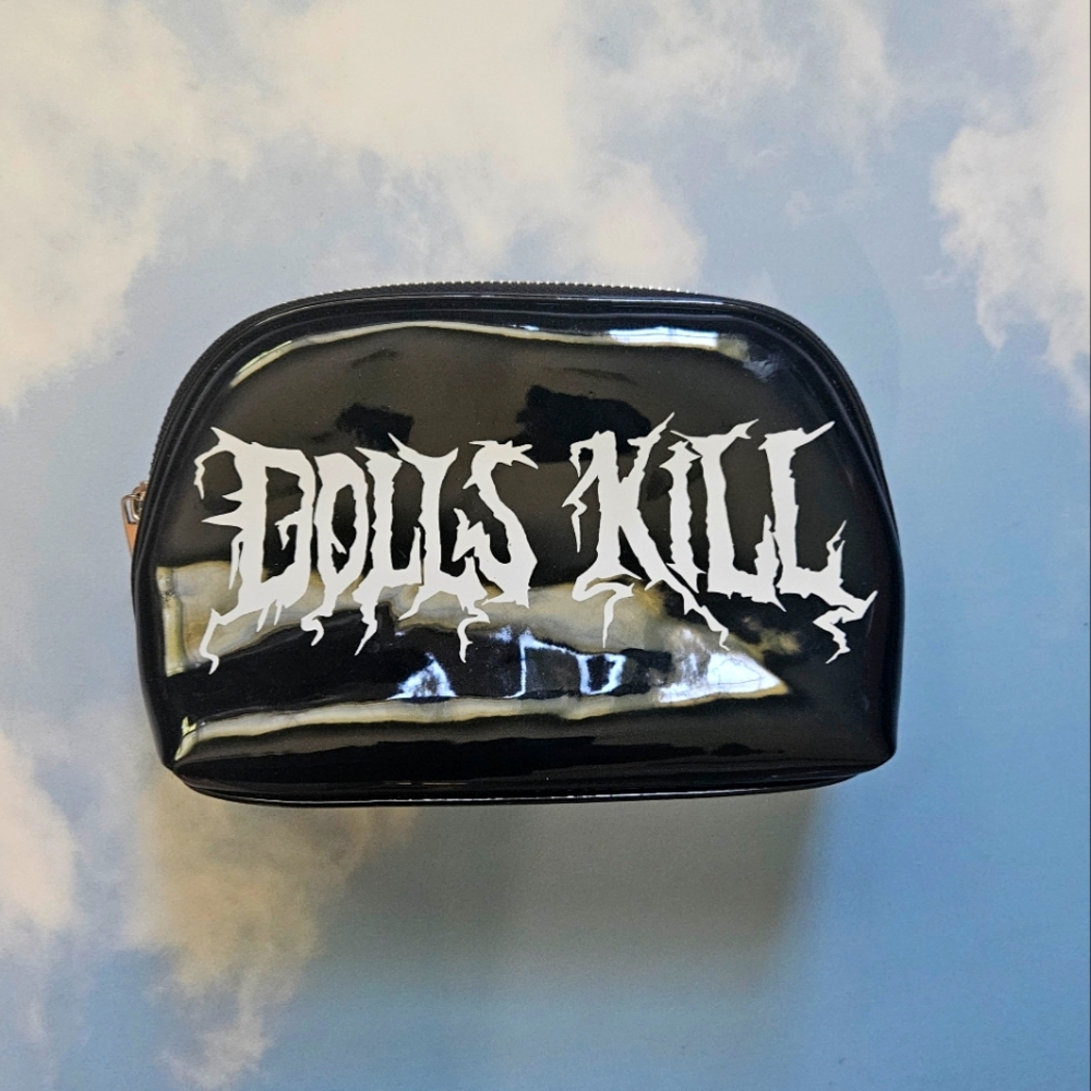 Dolls Kill Exclusive Gift Black Toiletry Bag Essential